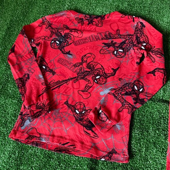 Bundle Pokemon Pikachu & Marvel Spiderman Two Pieces Pajama Set Kids Size 10 - Picture 13 of 15